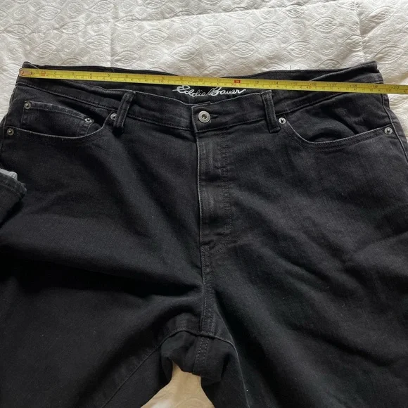 Men's Eddie Bauer black lined jeans size 40x34 - Picture 7 of 13